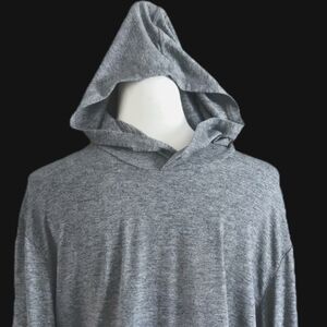 Balance Collection Marled Gray Long Sleeve Hoodie 2 Pockets Men's XL / TG